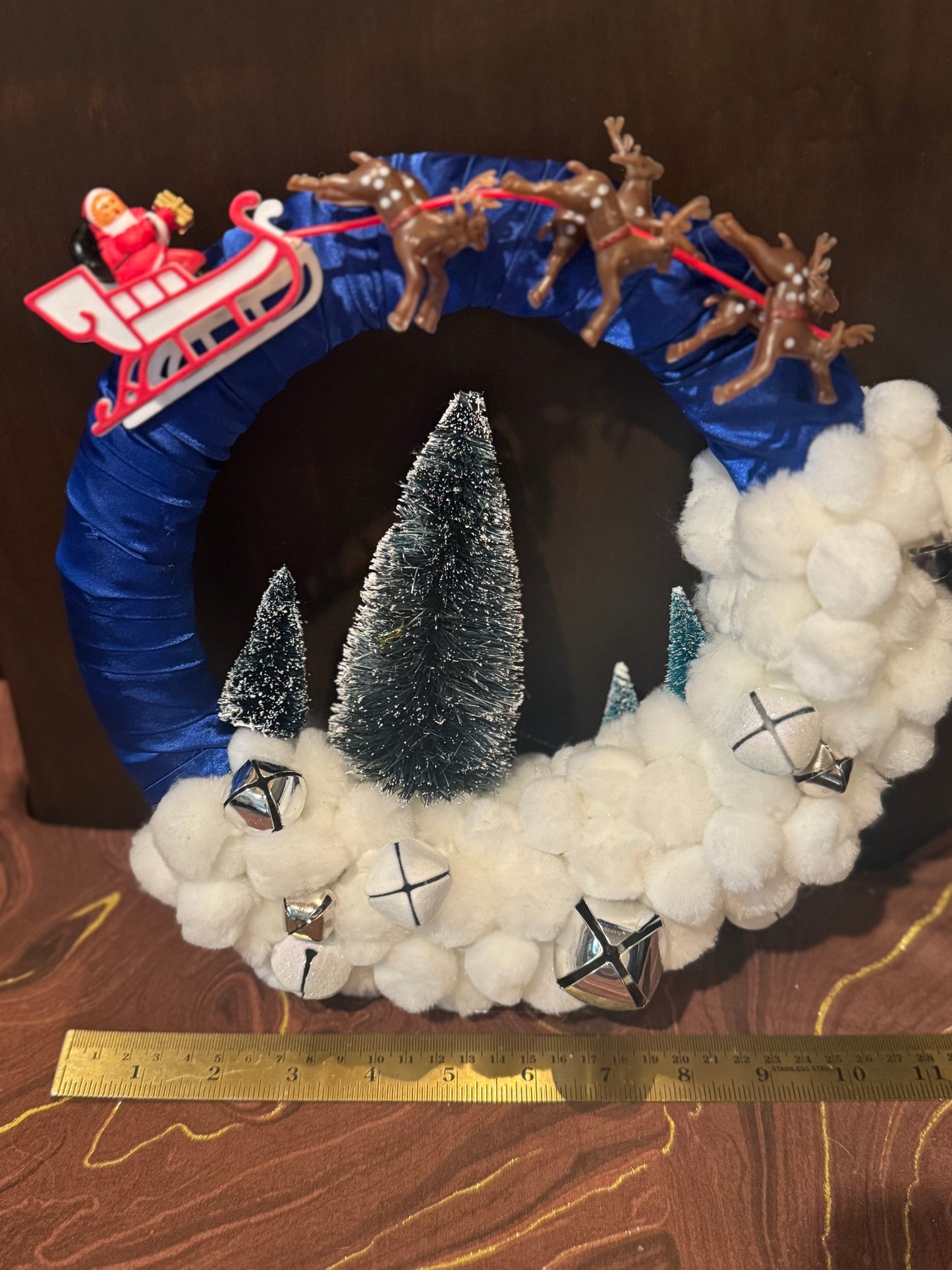 Christmas Eve Wreath -Santa’s Ride