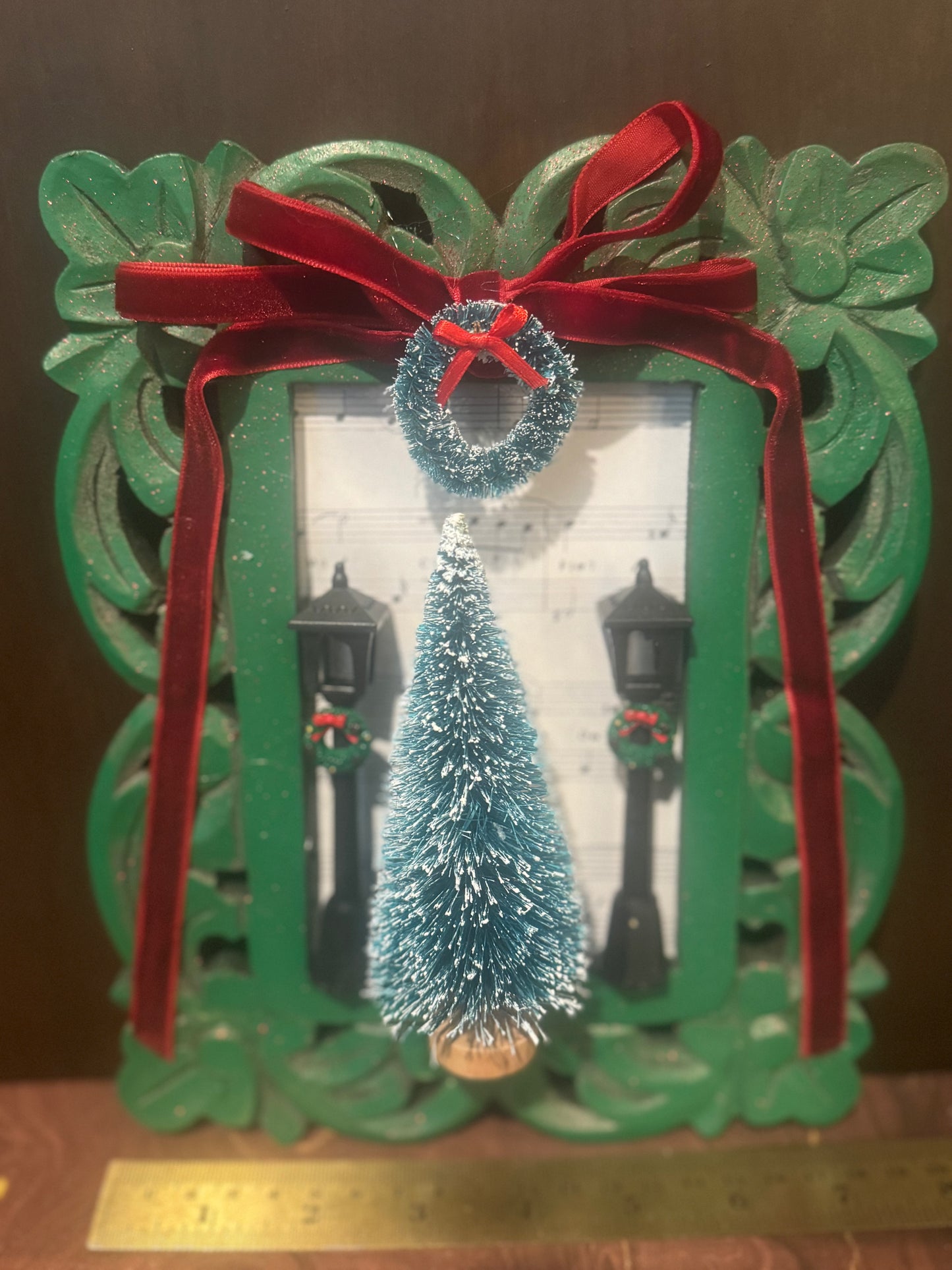 Storybook Holiday Entryway Framed Decor