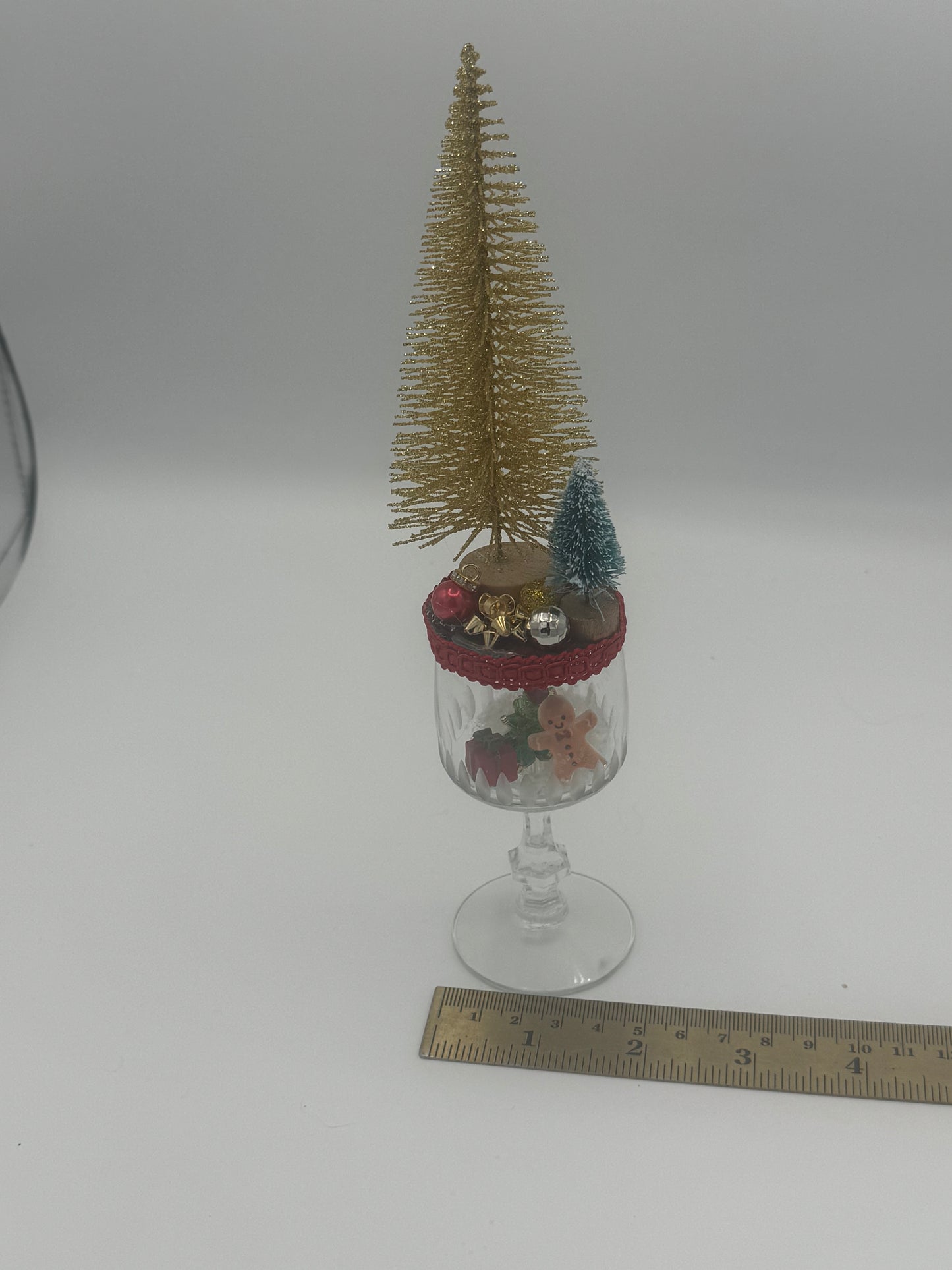 Glass Holiday Playful Winter Scene Decor